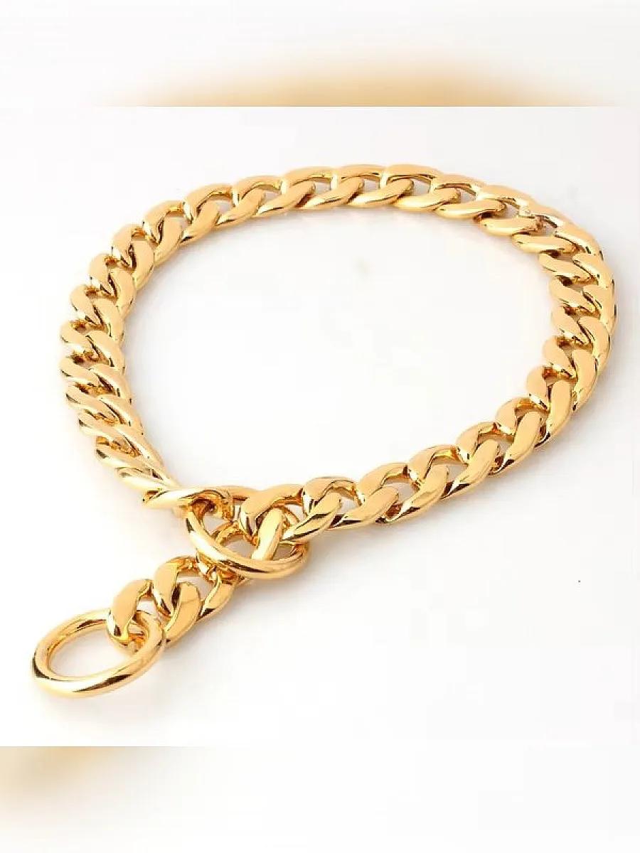 ROYALIST Tek Sıra Yassı Zincir Gold 3.0mm x 55cm