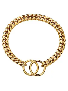 ROYALIST Tek Sıra Yassı Zincir Gold 3.0mm x 55cm - 3