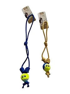 Royalist Deluxe Düğümlü ve Tenis Toplu Köpek Diş İpi Oyuncak - SMT 160 (52-56 cm)