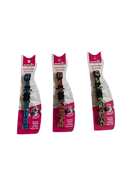 ROYALIST Ayarlanabilir Çıngıraklı Kedi Tasması 10mm x 18-28 cm