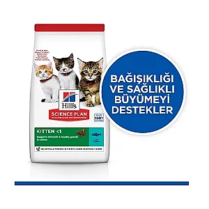 Hill's Science Plan Healthy Development Ton Balıklı Yavru Kedi Maması 1,5 kg - 2