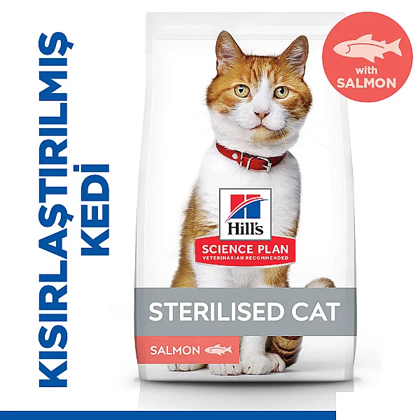 Hill's Science Plan Kısırlaştırılmış Kediler İçin Somonlu Kedi Maması 1,5 kg