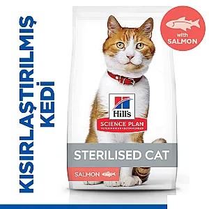 Hill's Science Plan Kısırlaştırılmış Kediler İçin Somonlu Kedi Maması 1,5 kg - 1