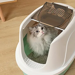M-Pets Eco Kapalı Kedi Tuvaleti - 9
