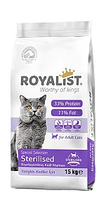 ROYALIST Kısırlaştırılmış Kedi Maması 15 kg