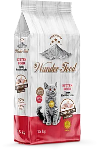 Wunder Food Kedi Maması Tavuklu Yavru 15kg