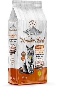 Wunder Food Kısırlaştırılmış Kedi Maması 15 kg