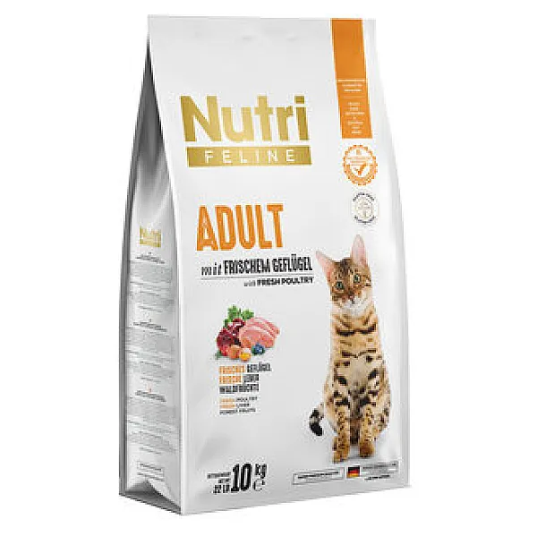 Nutri Canin Tavuklu Yetişkin Kedi Maması 10 kg