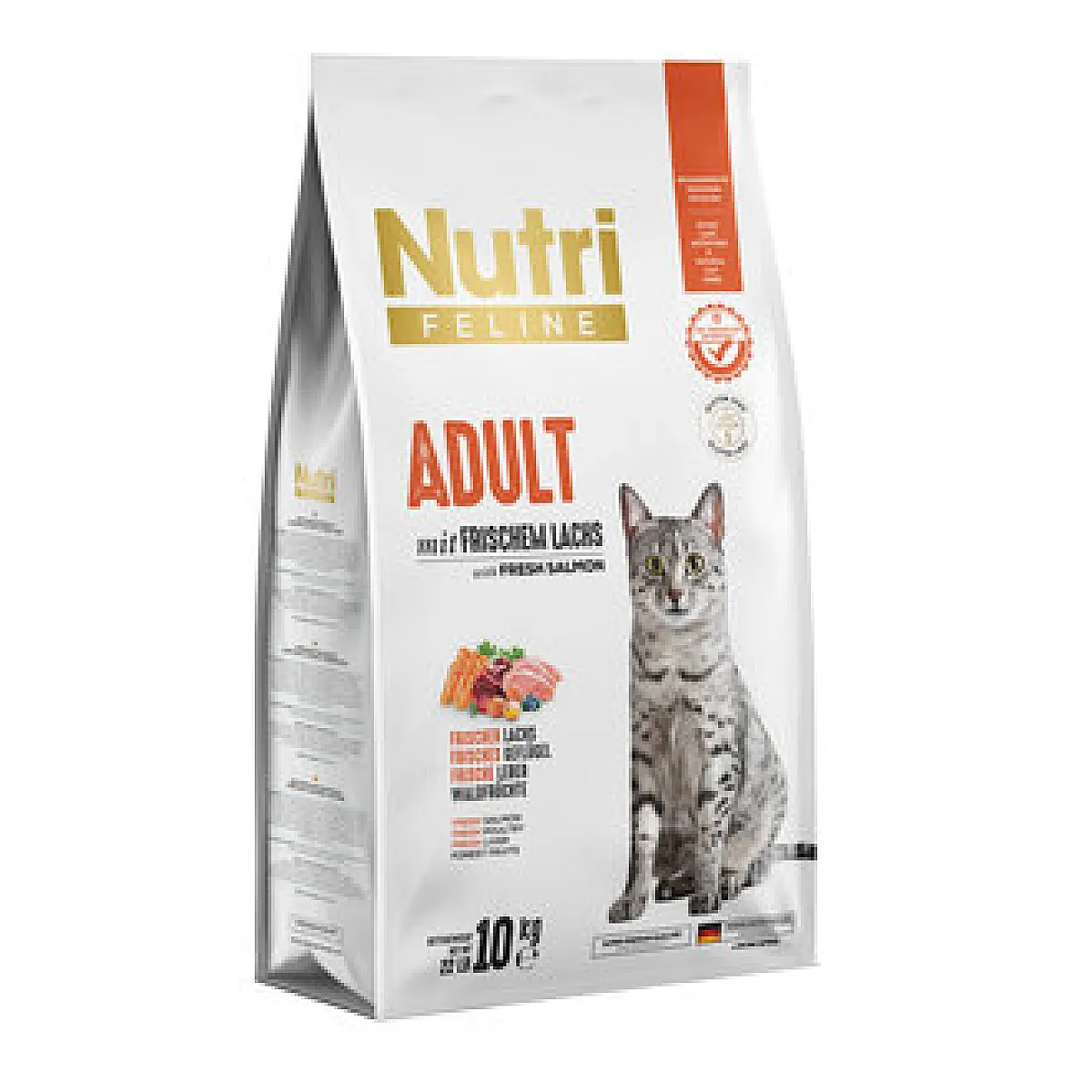 Nutri Canin Taze Somon Etli Yetişkin Kedi Maması 10 kg