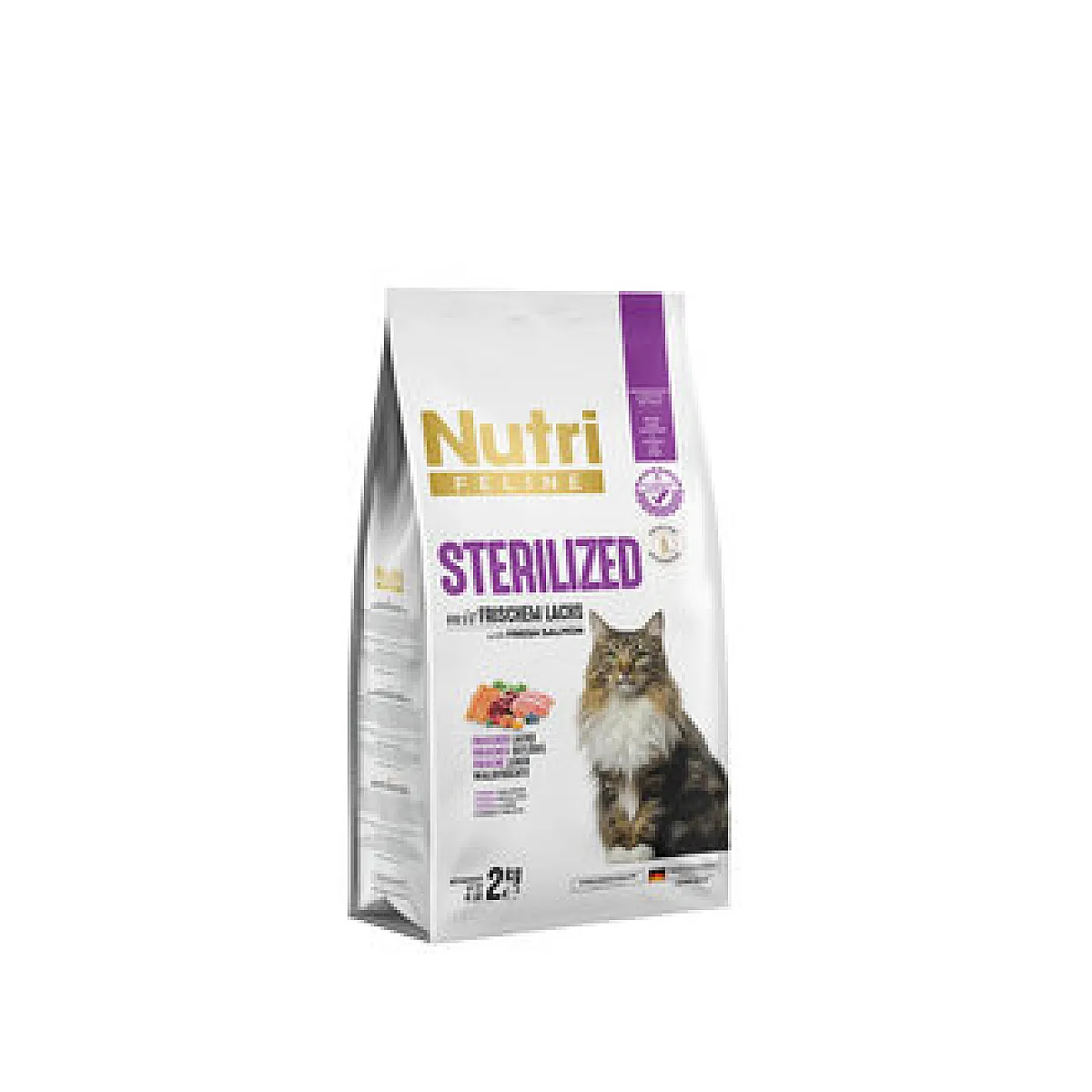 Nutri Canin Taze Somonlu Kısır Kedi Maması 2kg