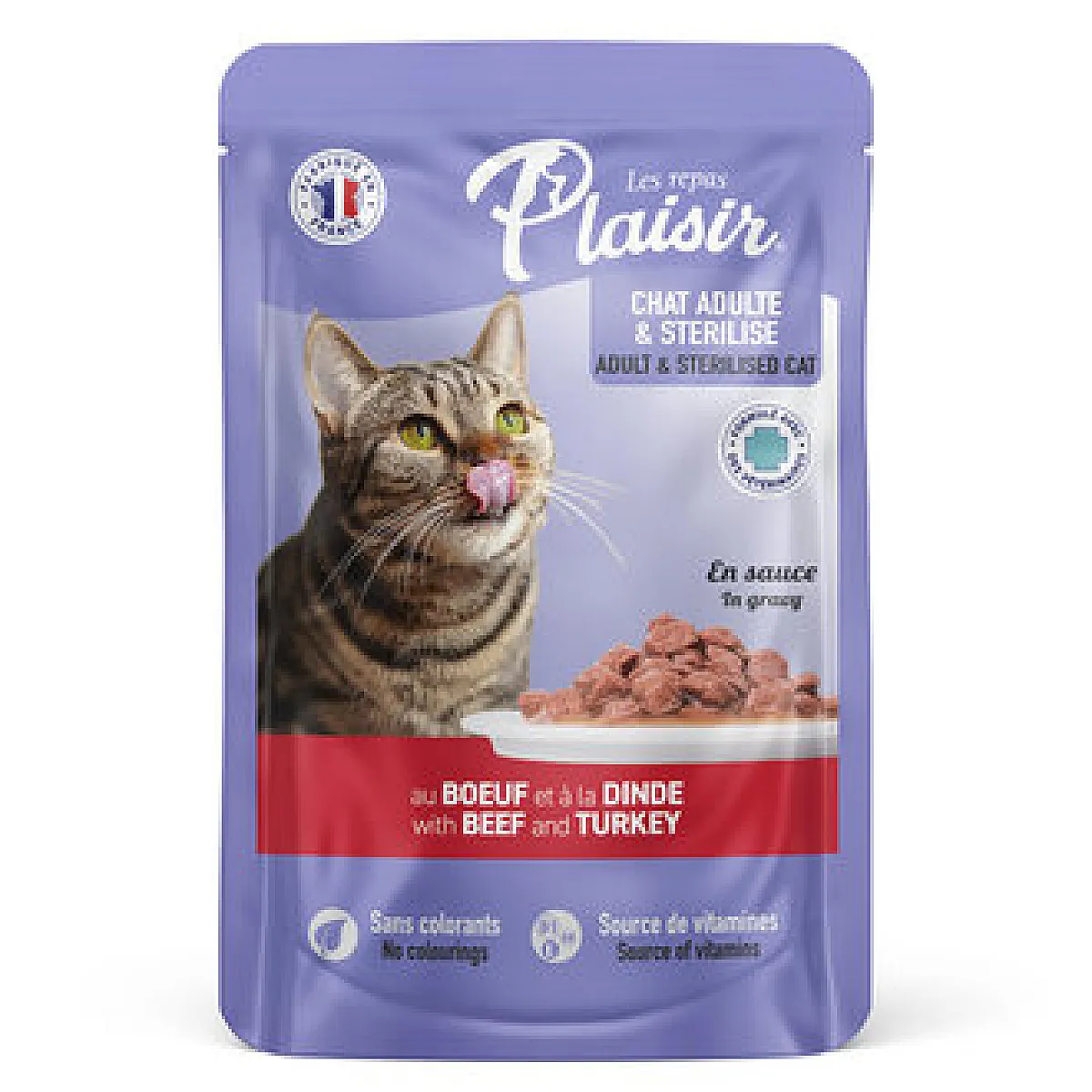 Plaisir Kedi Maması Etli Sığır Hindili 100g
