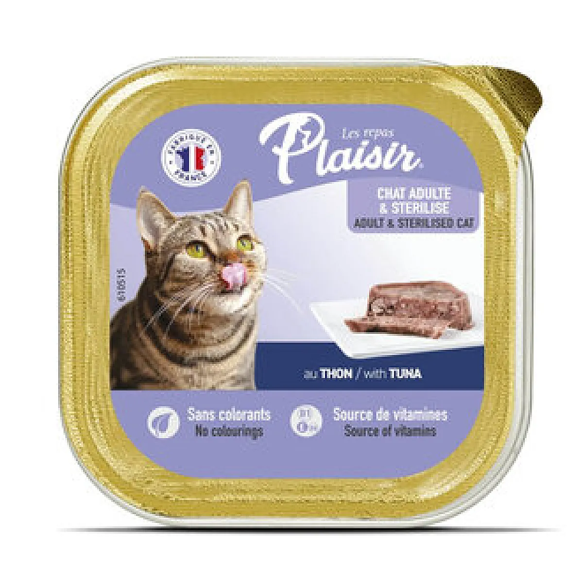 Plaisir Ton Balıklı Kedi Yaş Maması 100g