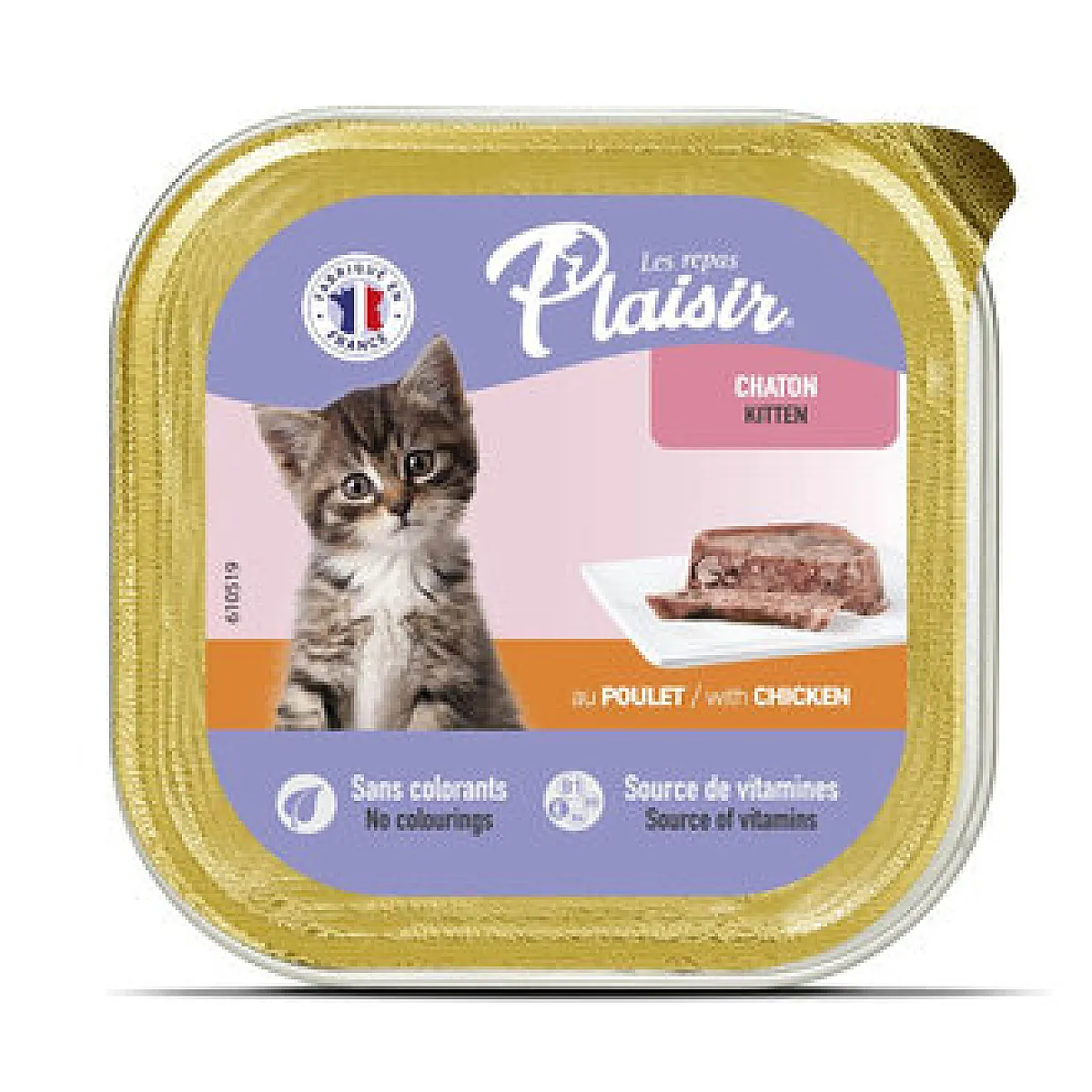 Plaisir Tavuklu Yavru Kedi Maması 100g