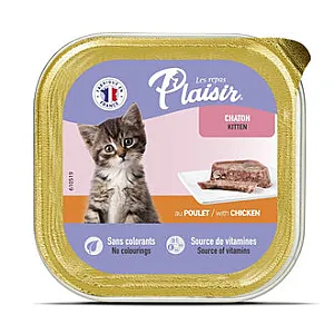 Plaisir Tavuklu Yavru Kedi Maması 100g