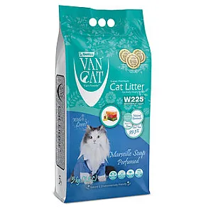 Vancat Kedi Kumu Bentonit Kokulu Beyaz 5 kg