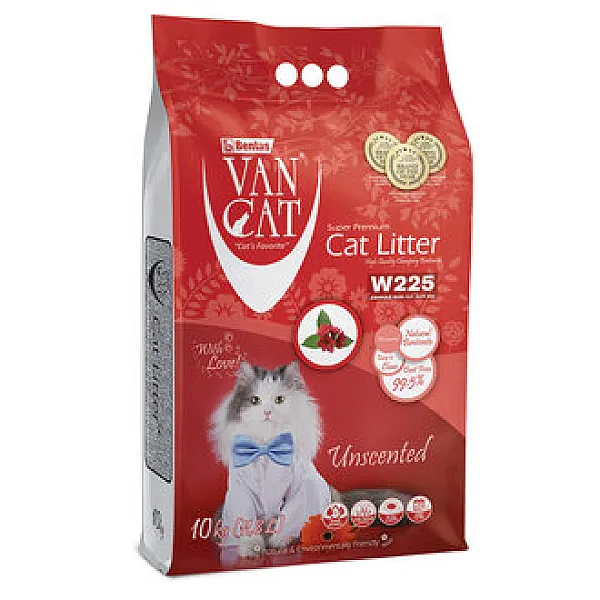 Vancat Beyaz Bentonit Kedi Kumu 10 kg