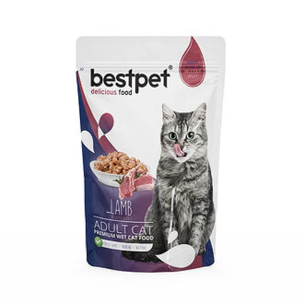 Bestpet Kuzu Etli Yetişkin Kedi Maması 85 g