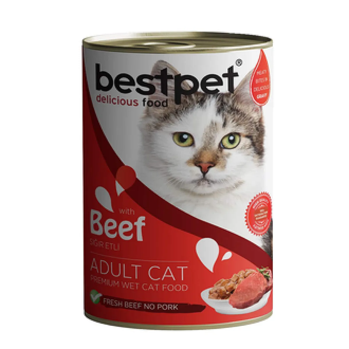 Bestpet Yetişkin Kedi Konservesi 400 g