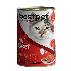 Bestpet Yetişkin Kedi Konservesi 400 g