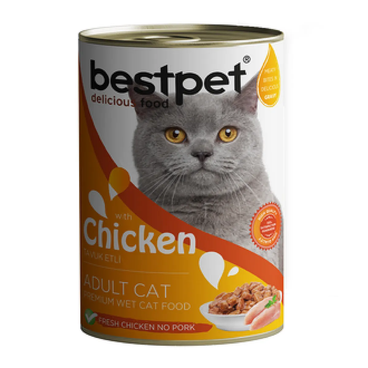 Bestpet Kedi Konservesi Tavuklu 400g