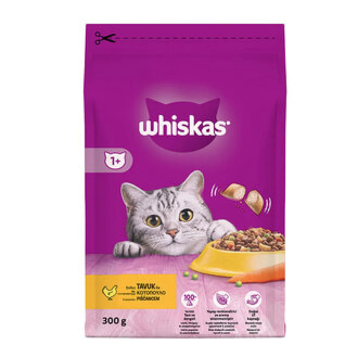 Whiskas Tavuklu Kuru Kedi Maması 300 g