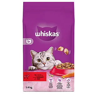 Whiskas Kedi Maması Sığır Etli 1.4 kg - 1