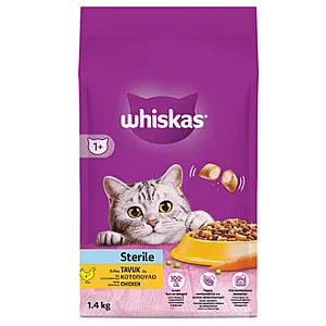 Whiskas Tavuklu Kısır Kedi Maması 1.4 kg - 1