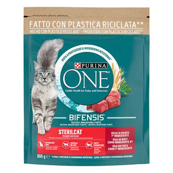 Purina One Steril Kedi Maması Sığır Etli 800 g