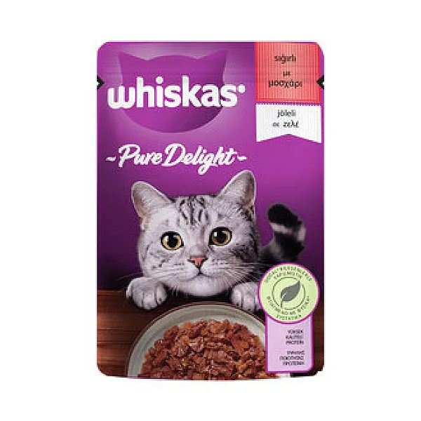Whiskas Pure Delight Sığırlı Kedi Yaş Maması 85 g