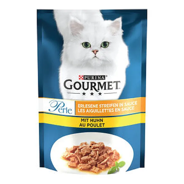 Gourmet Perle Tavuklu Yetişkin Kedi Maması Pouch 85 g