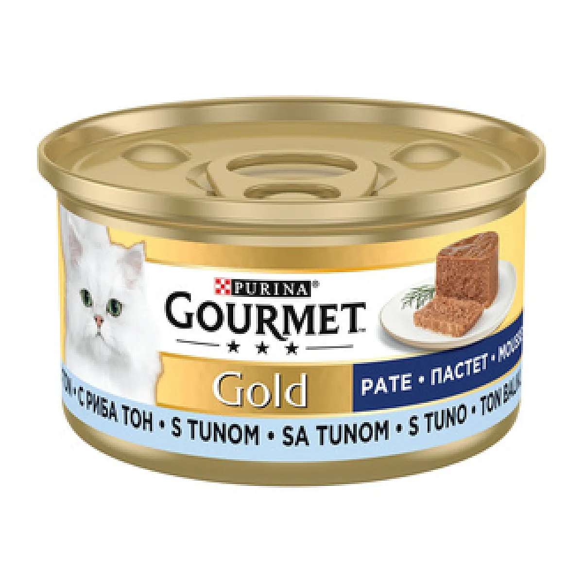Gourmet Gold Kıyılmış Ton Balıklı Yaş Kedi Maması Konserve 85 g