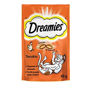 Dreamies Tavuklu Kedi Ödül Maması 60 g