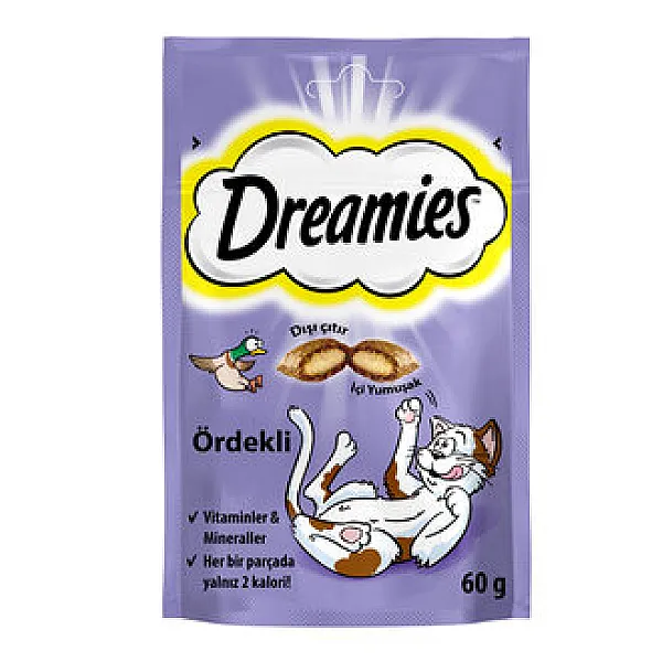 Dreamies Ördekli Kedi Ödül Maması 60 g