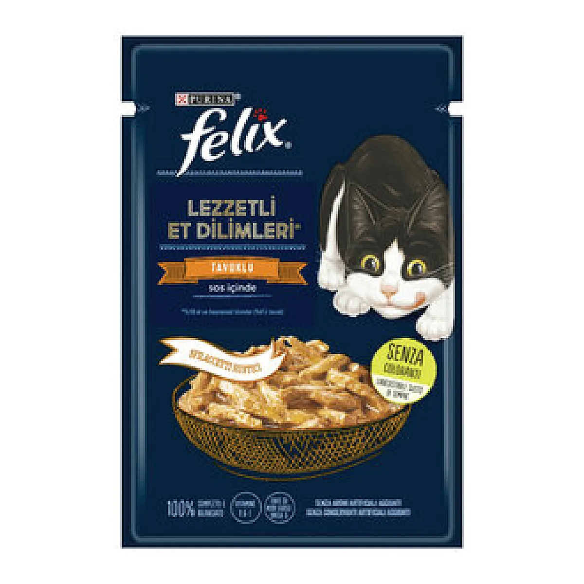 Felix Tavuklu Kedi Maması 80g