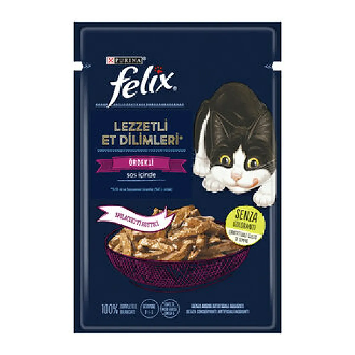 Felix Kedi Maması Ördekli 80 G