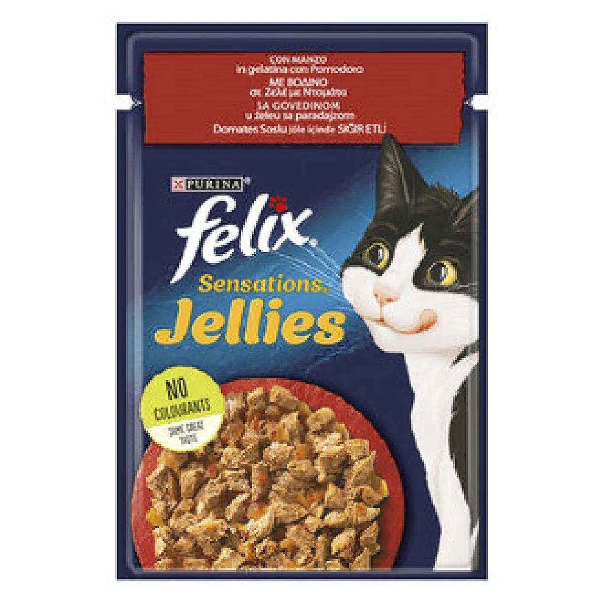 Felix Etli ve Domatesli Kedi Yaş Maması 85g