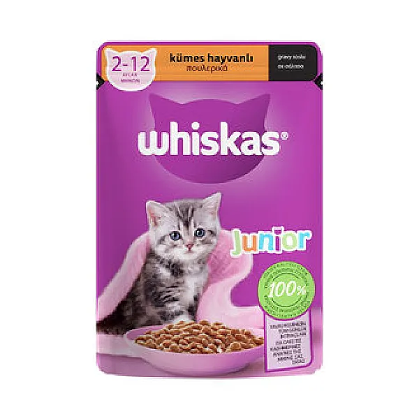 Whiskas Yavru Kedi Yaş Maması 85g