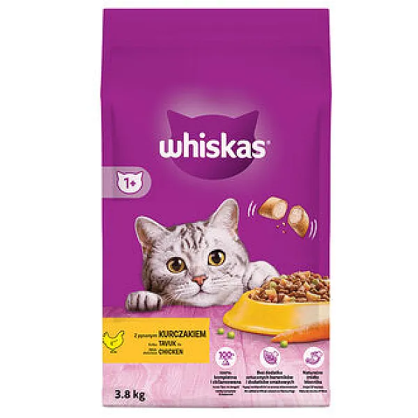 Whiskas Tavuklu Kuru Kedi Maması 3.8 kg