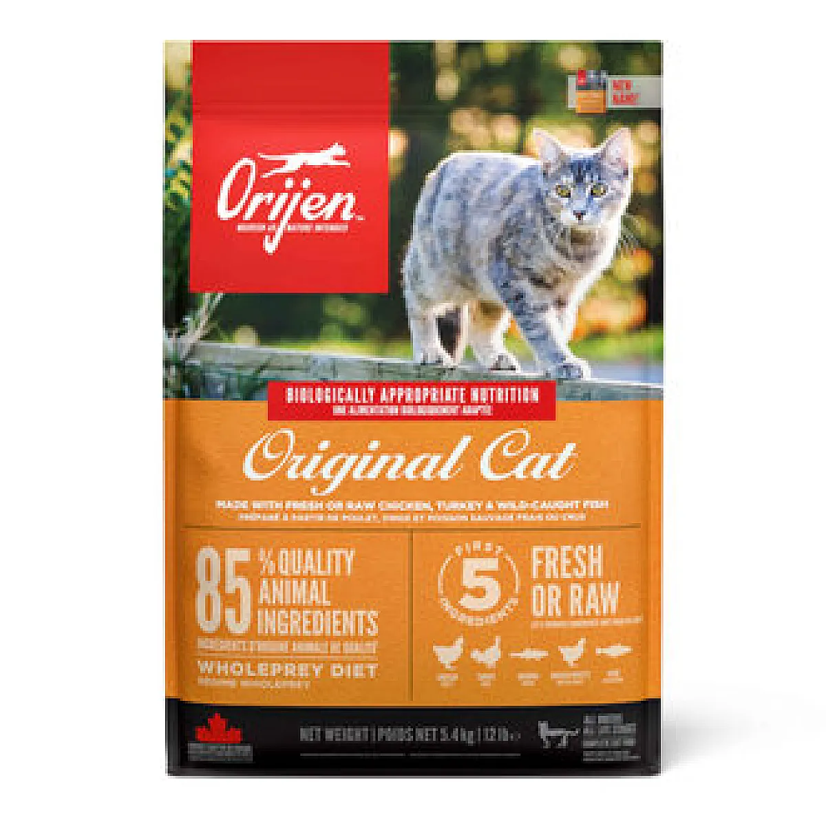 Orijen Orijinal Yavru ve Yetişkin Kedi Maması 5.4 kg