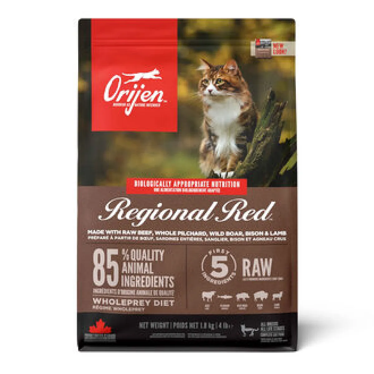 Orijen Regional Red Kedi Maması 1.8 kg