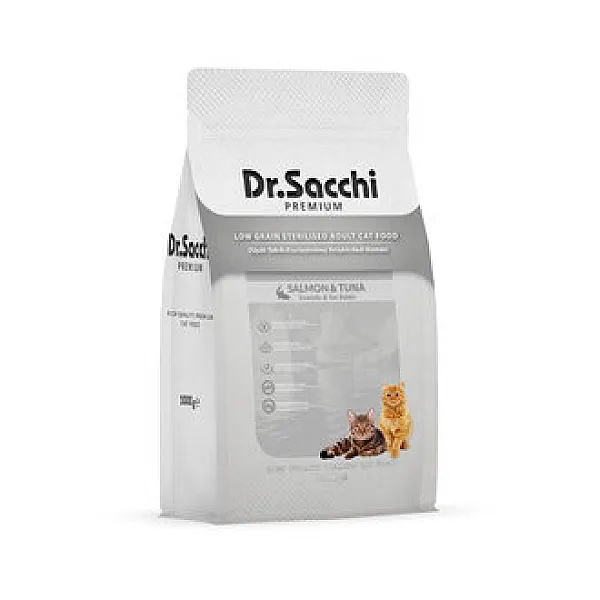 Dr. Sacchi Premium Somonlu Kedi Maması 1 kg