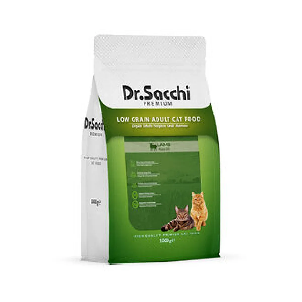 Dr.Sacchi Premium Kuru Etli Yetişkin Kedi Maması 1 kg