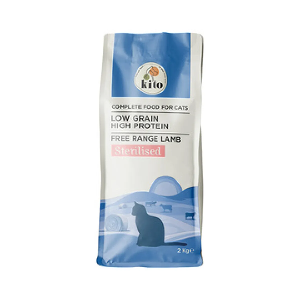 Kito Doğal Besili Kuzu Etli Kısır Kedi Maması 2 kg