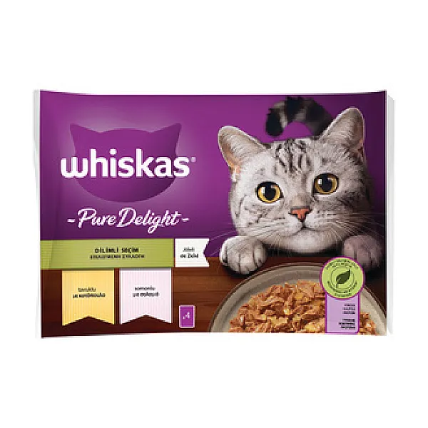 Whiskas Tavuklu ve Somonlu Kedi Yaş Maması 340g