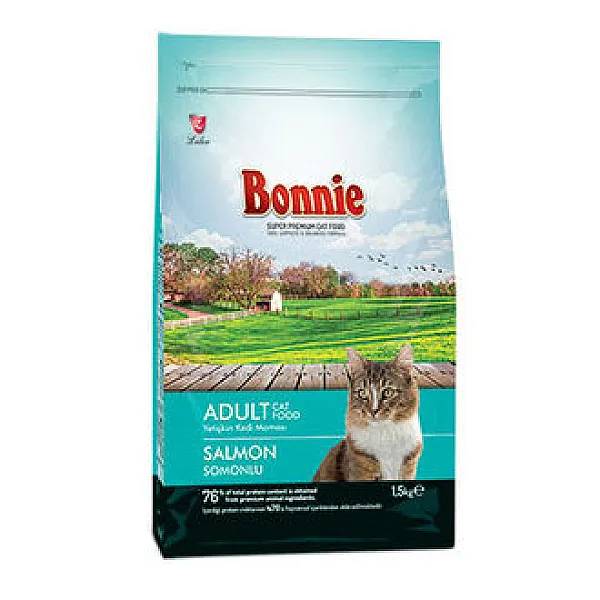 Bonnie Yetişkin Kedi Maması Somon 1.5 kg