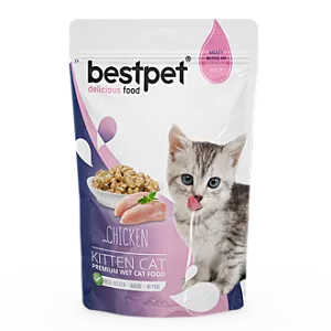 Bestpet Premium Tavuklu Kedi Maması 85g