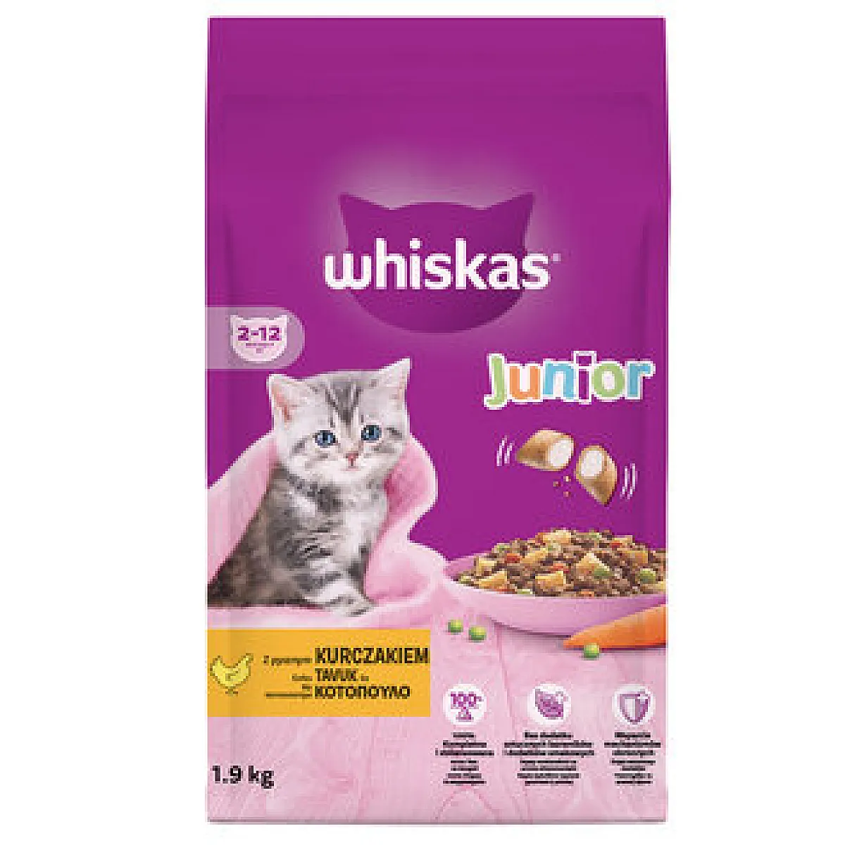 Whiskas Tavuklu Yavru Kedi Maması 1.9 kg