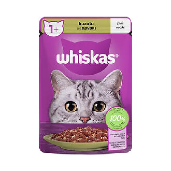 Whiskas Kuzulu Yetişkin Kedi Maması Poşet 85 g