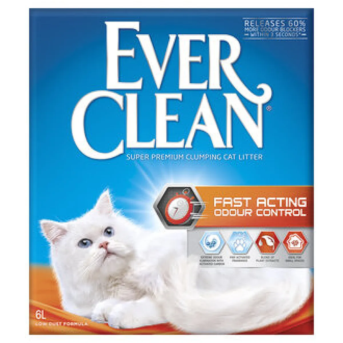 Ever Clean Hızlı Etkili Koku Kontrolü Kedi Kumu 6 L